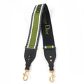 Dior Canvas Leather Shoulder Bag with Strap
