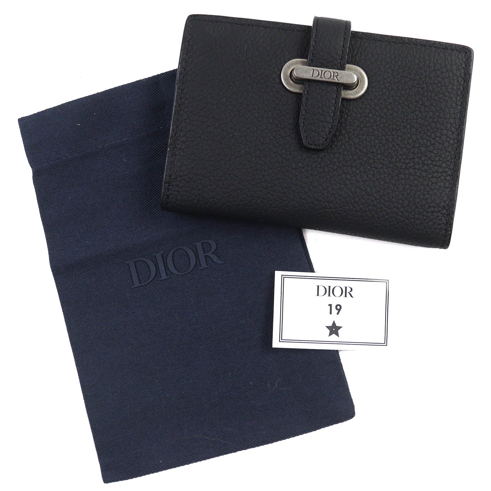 Dior Dior Normandie Leather Card Holder
