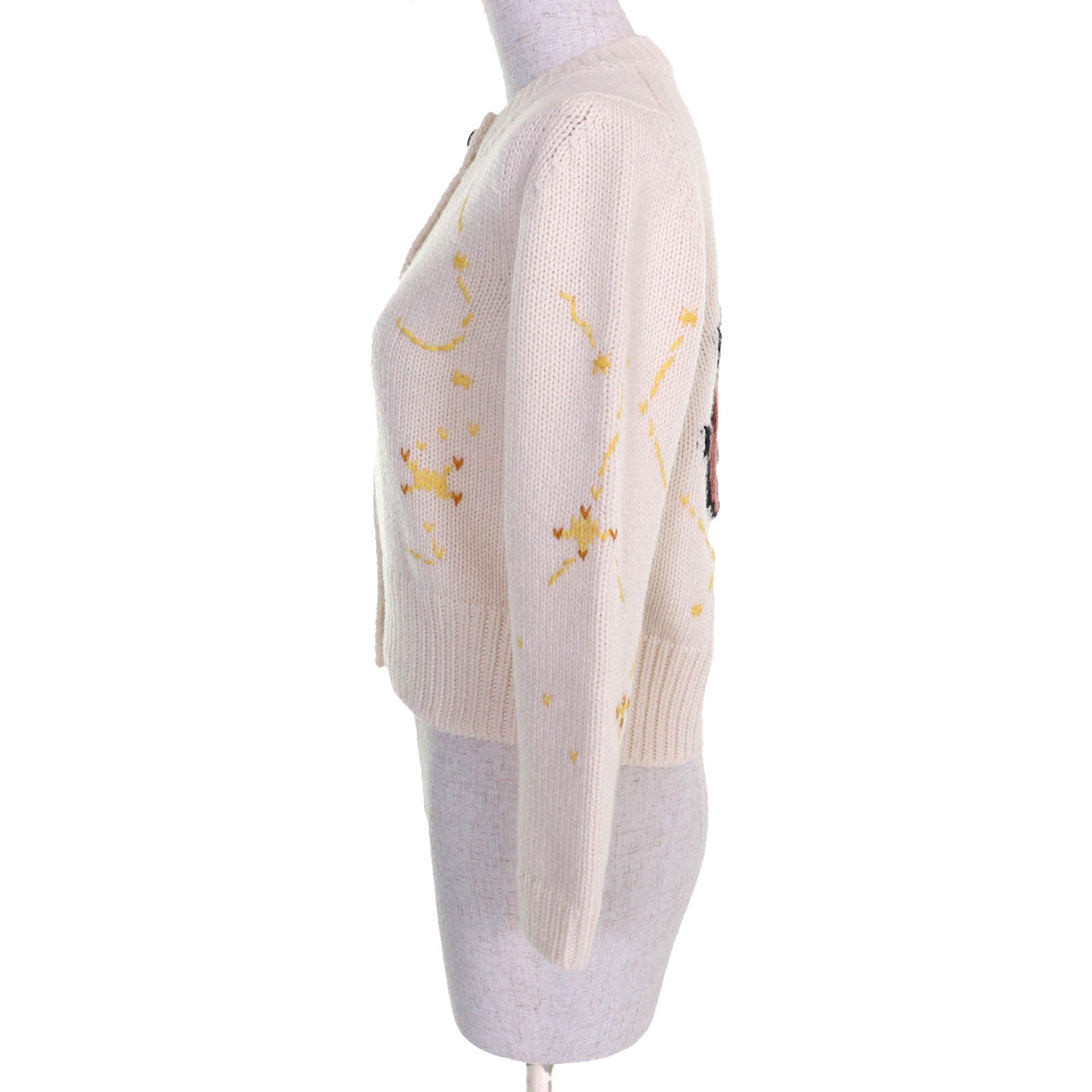 Christian Dior Pixel Zodiac Leo Logo Cardigan