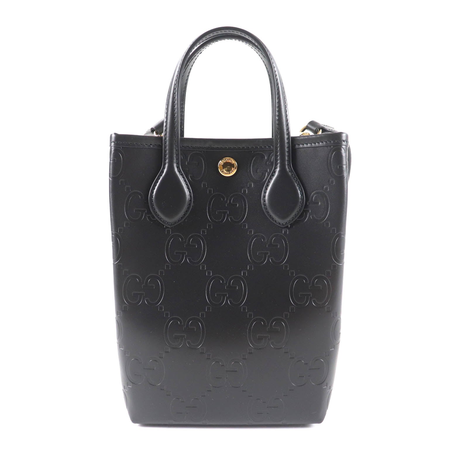 Gucci GG Super Mini Leather 2way Shoulder Bag