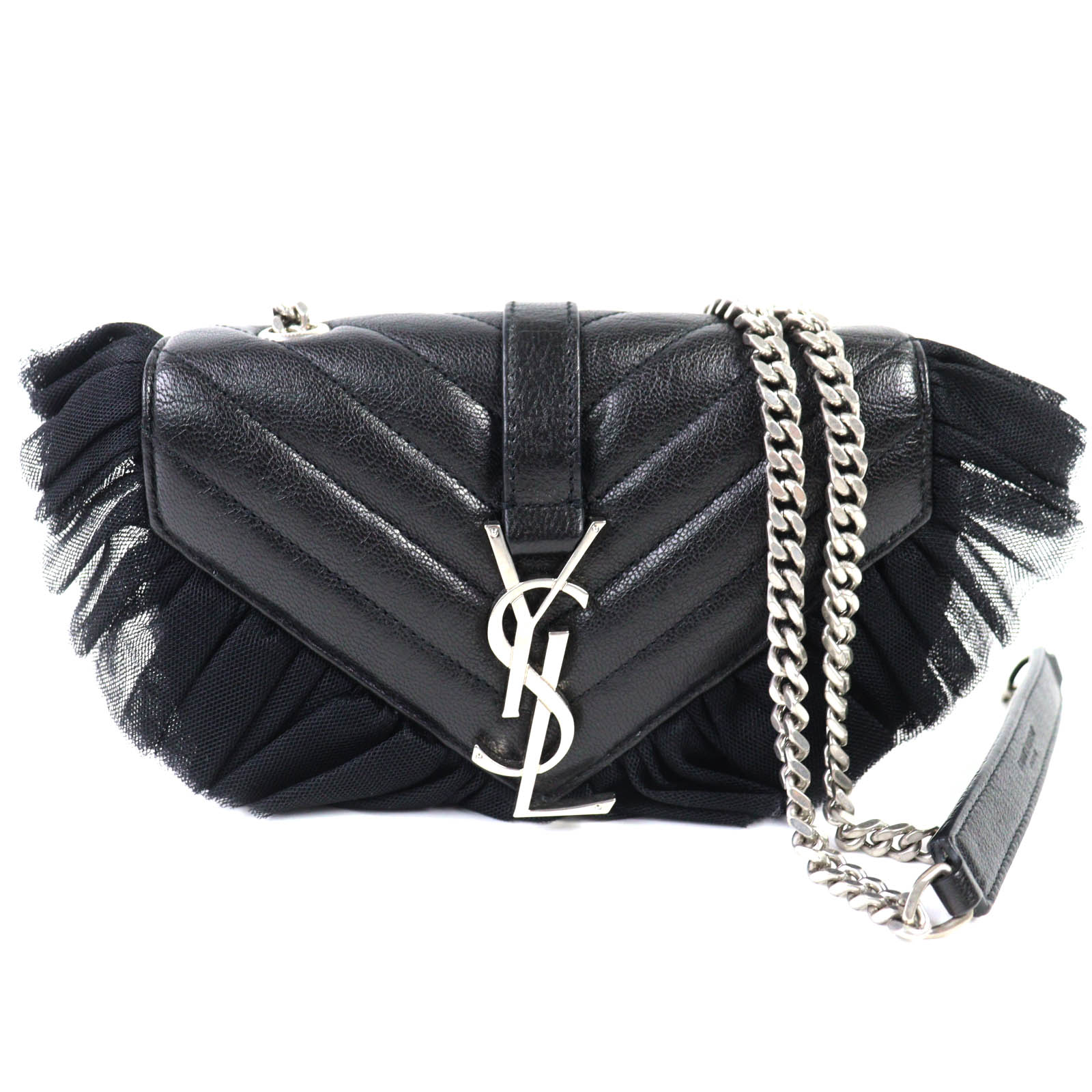 Saint Laurent Paris Leather Shoulder Bag