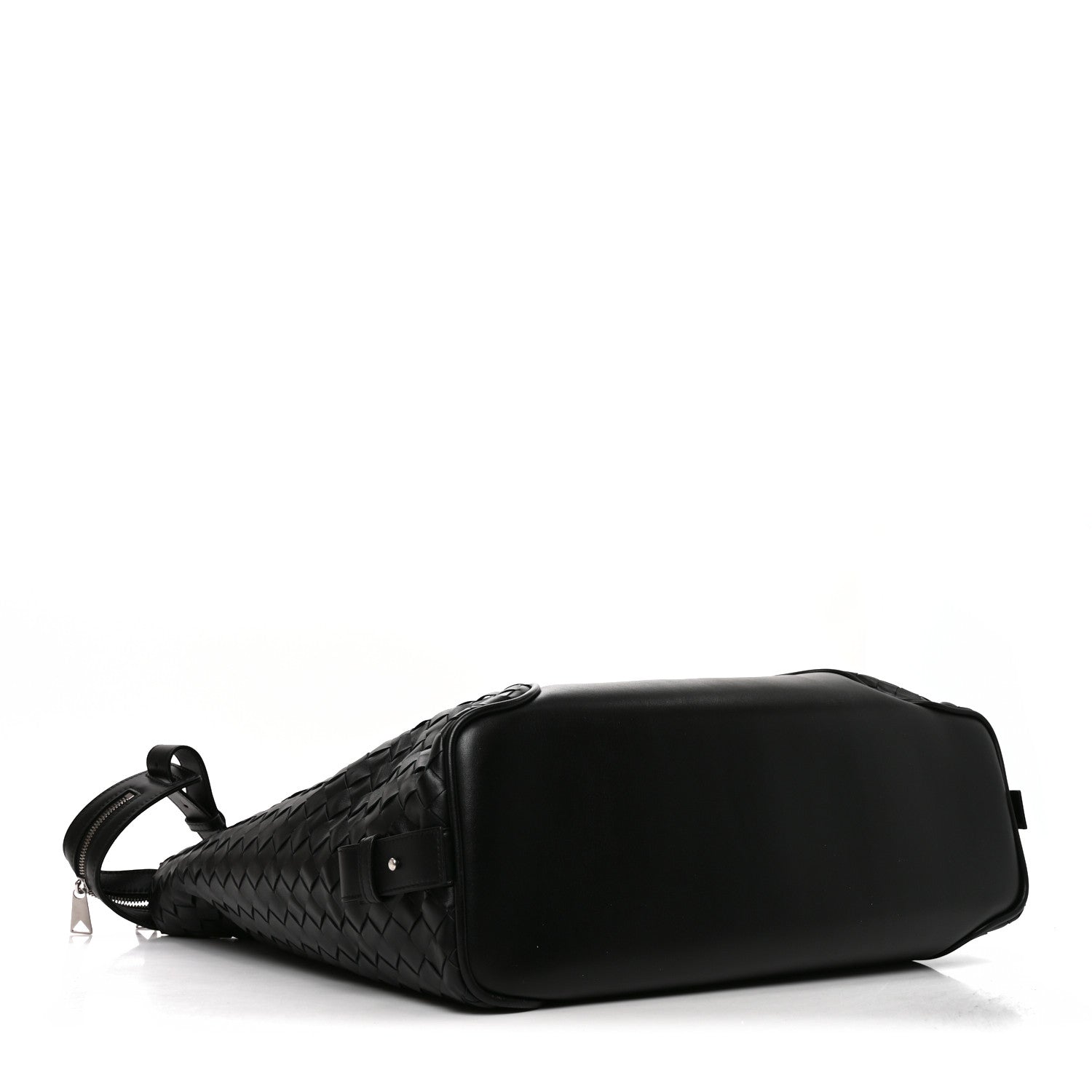 Nappa Intrecciato Helix Weekender Bag Black