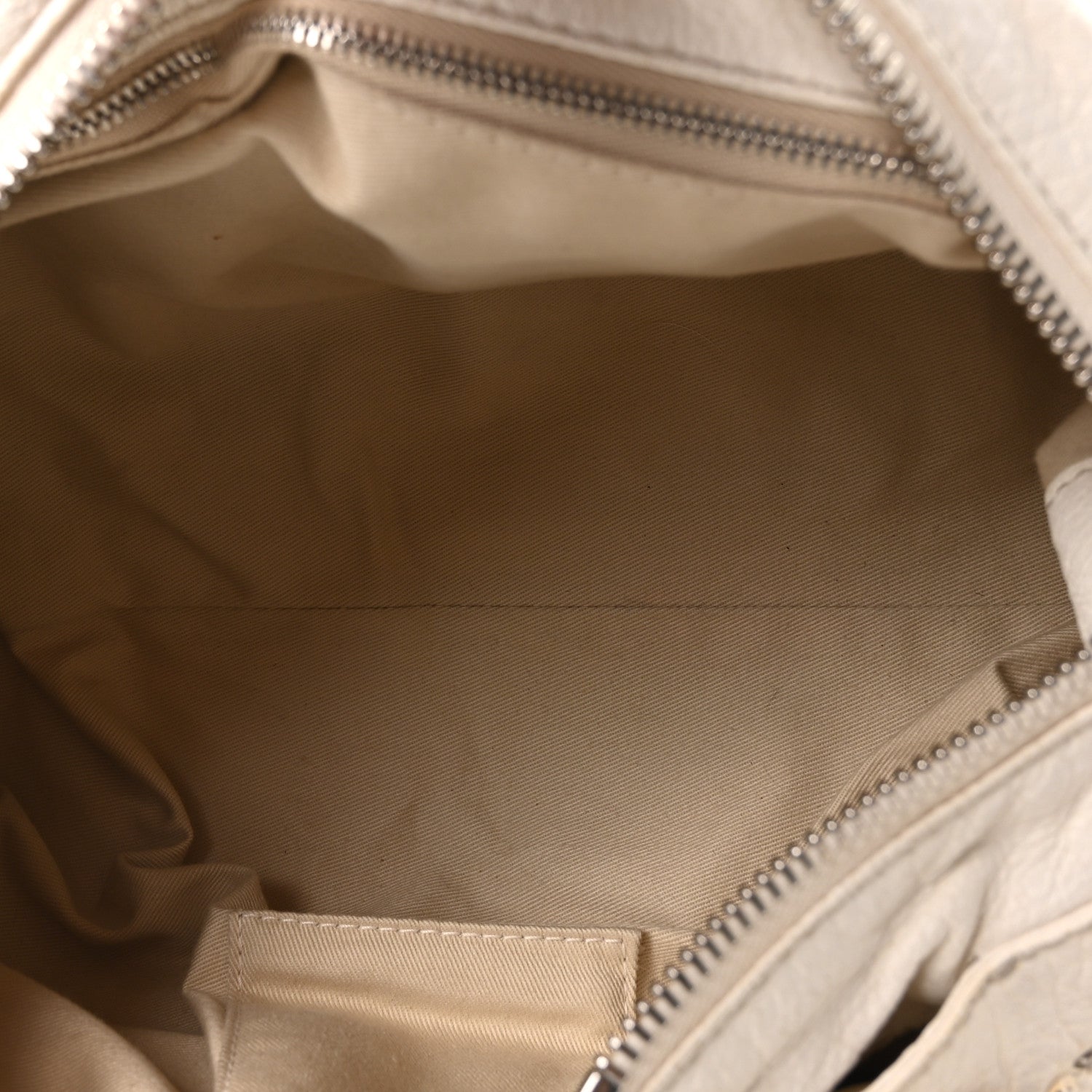 Calfskin Medium Paddington Satchel Ivory