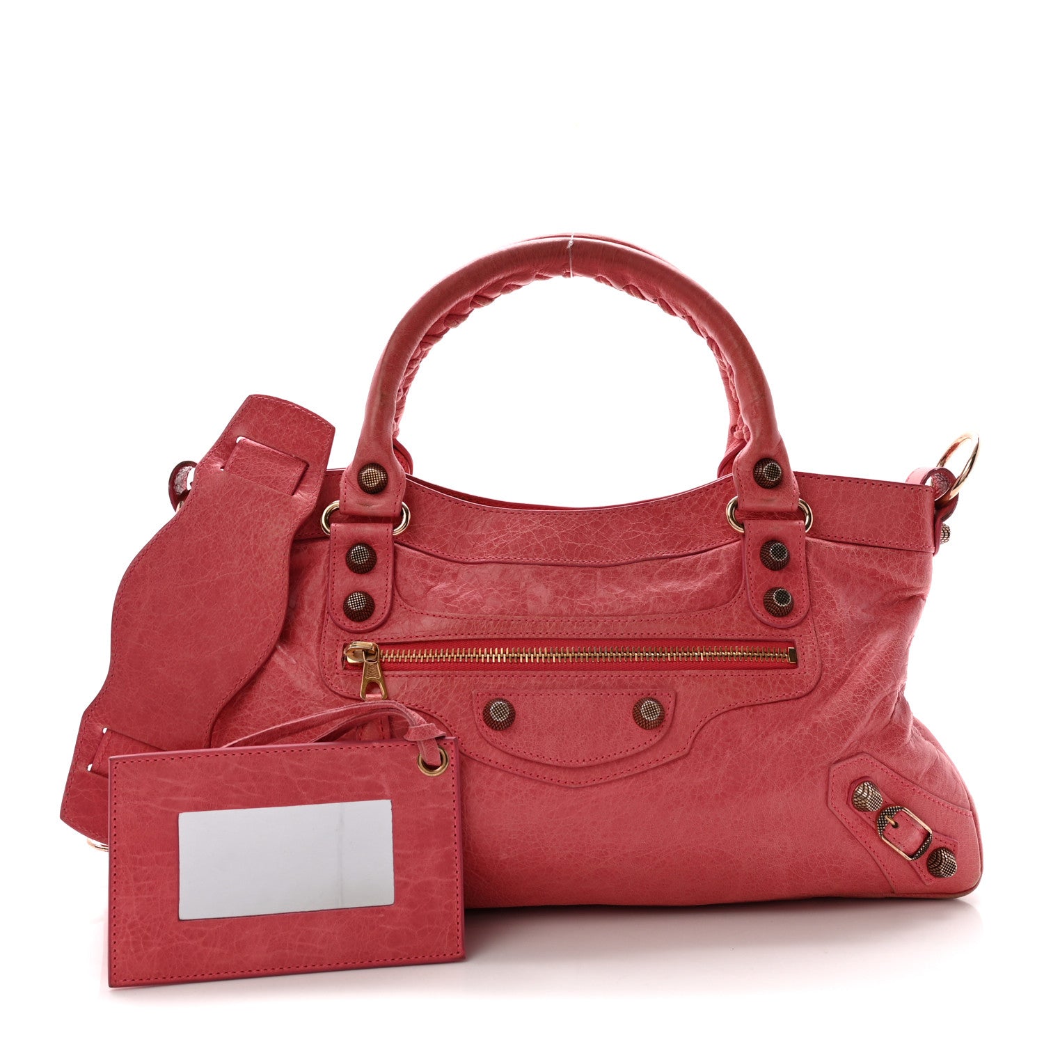 Agneau Giant 12 Rose Gold Hardware First Grenadine