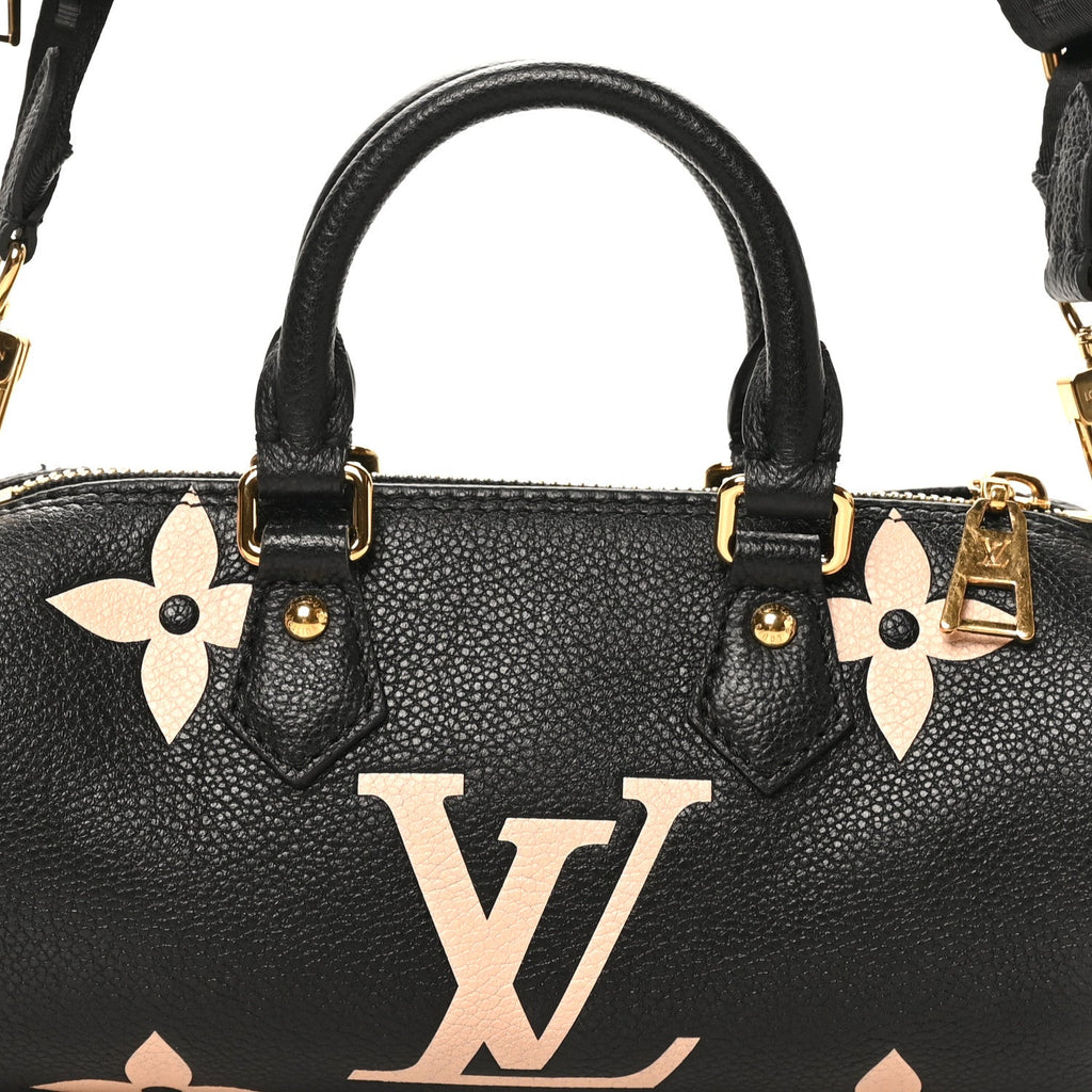 Empreinte Monogram Giant Papillon BB Black Beige