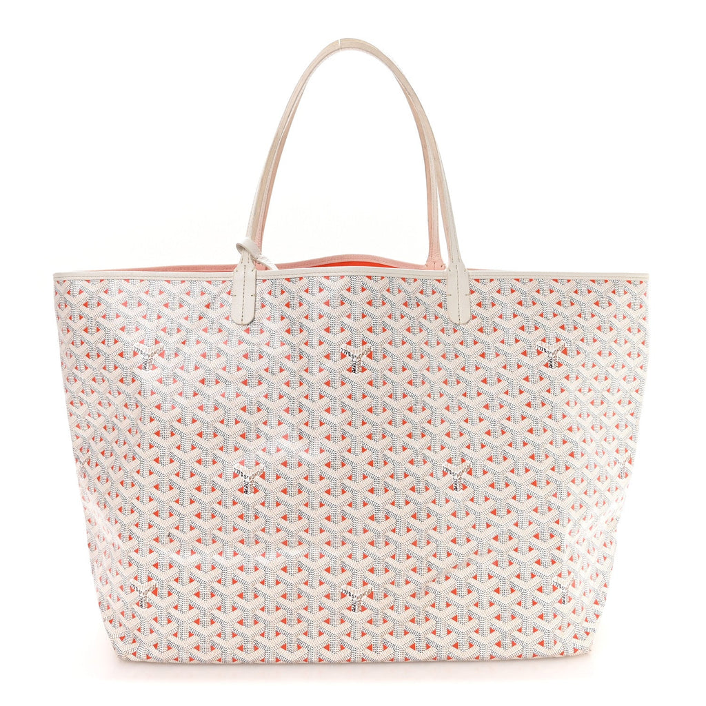 Goyardine Saint Louis Claire Voie GM White Orange