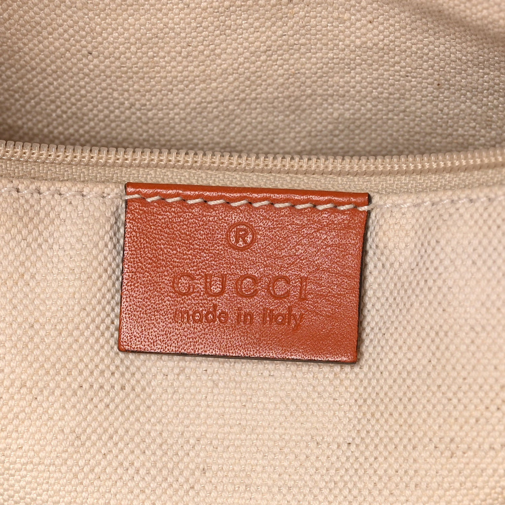 Monogram Medium Sukey Top Handle Tote Beige Orange