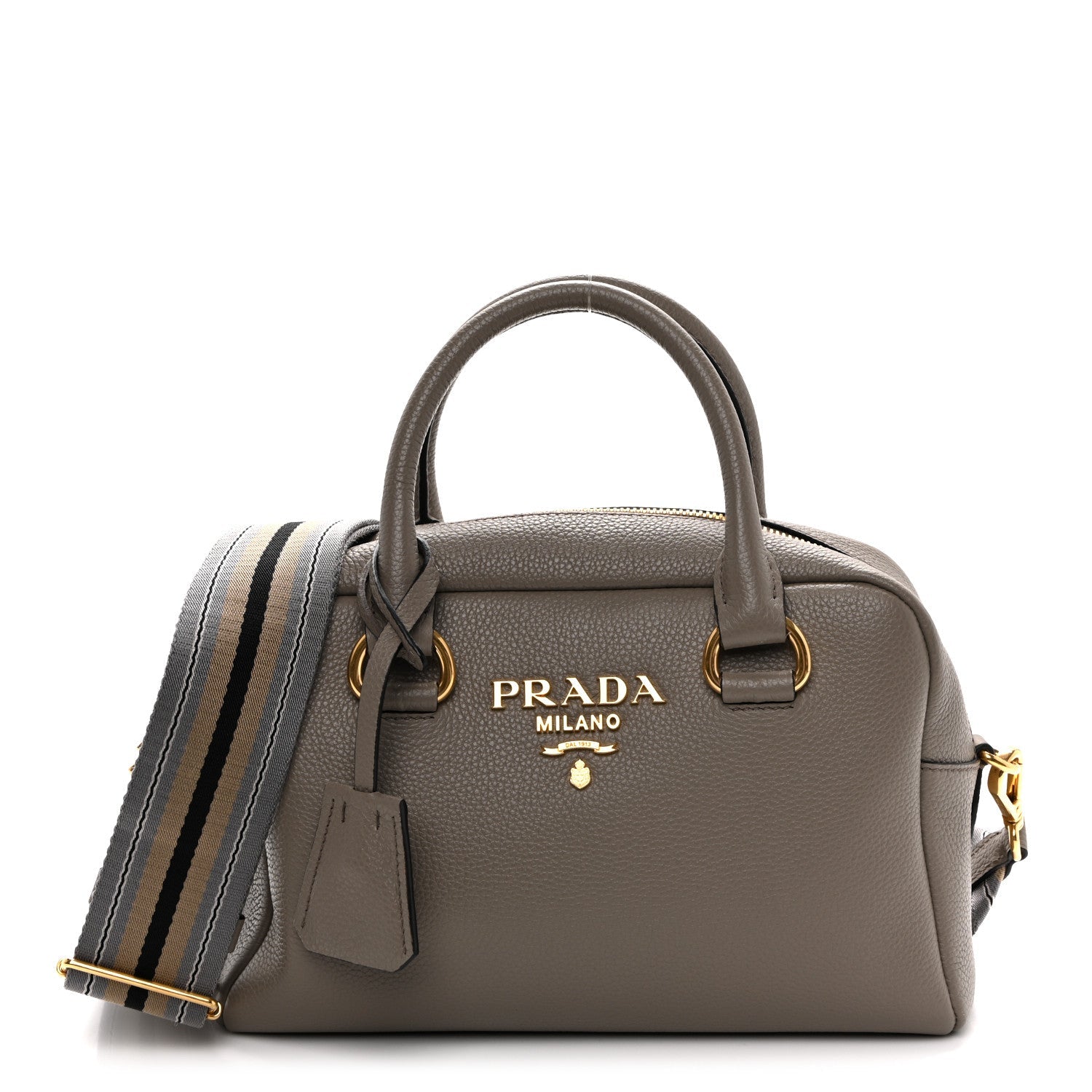 Vitello Phenix Bauletto Argilla