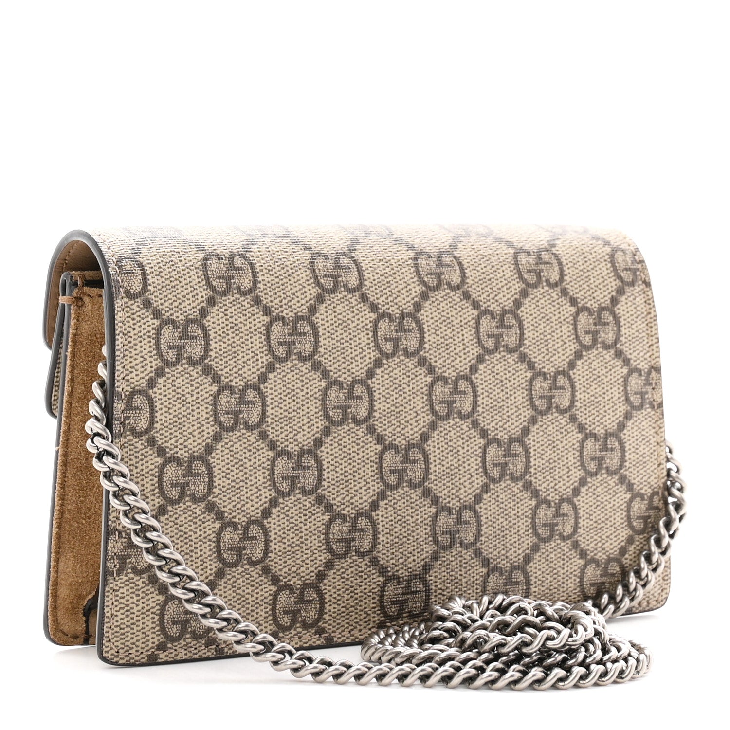 GG Supreme Monogram Super Mini Dionysus Shoulder Bag Taupe