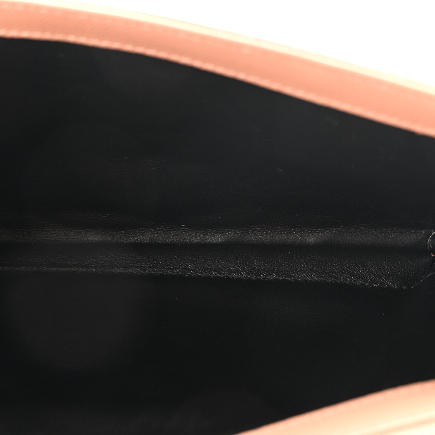 Grain De Poudre Matelasse Chevron Monogram Chain Wallet Vintage Peach