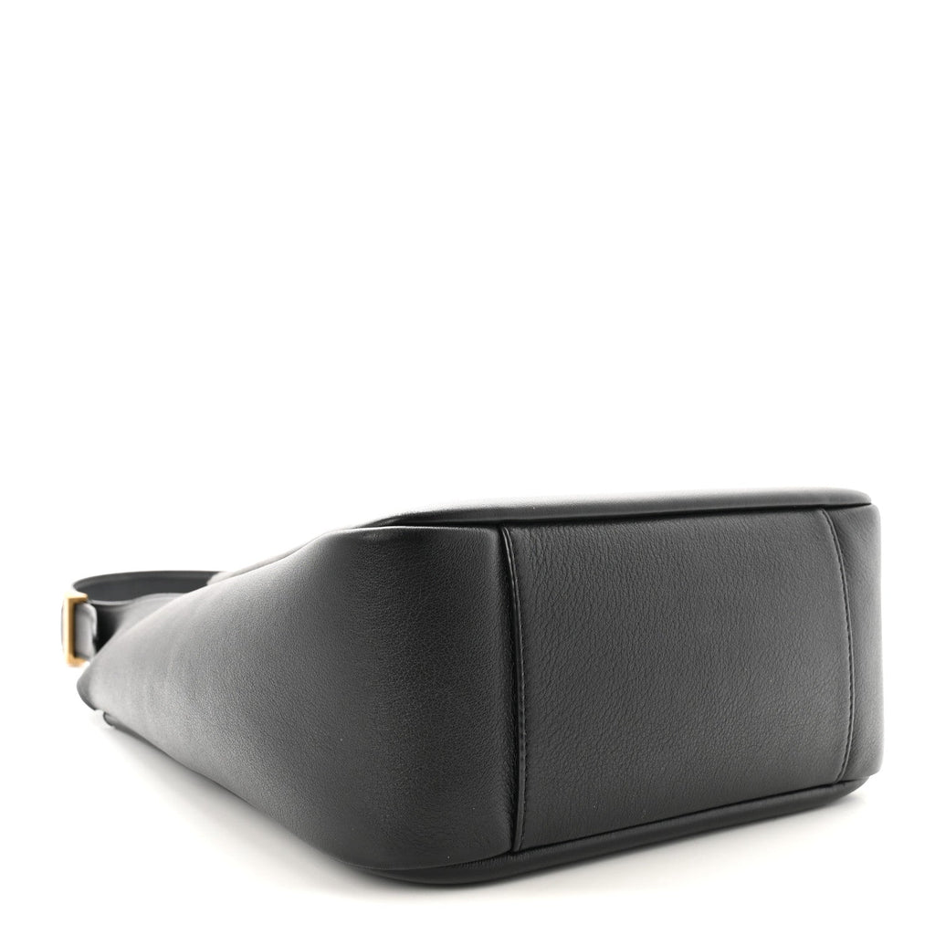 Grained Calfskin Small Le 5 A 7 Soft Hobo Black