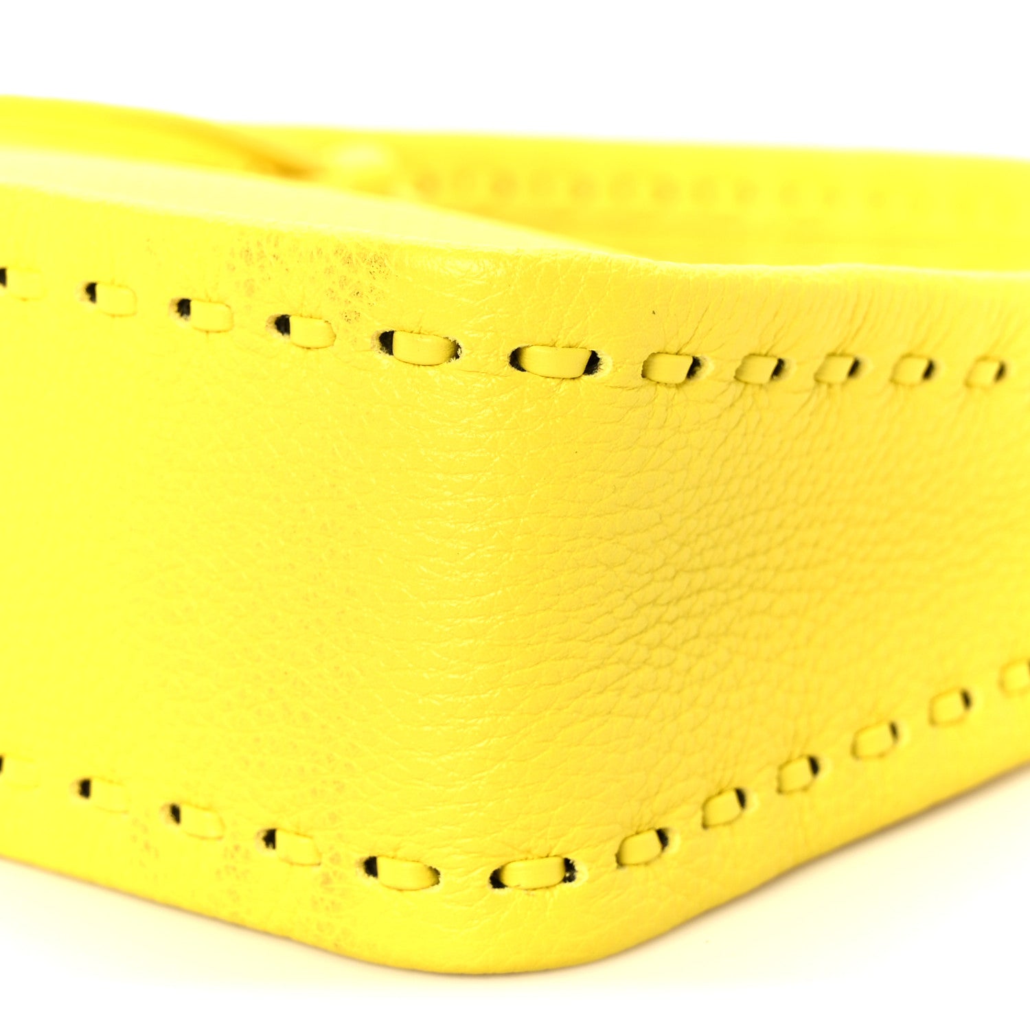 Cuoio Roma Sellerissima Nappa Sintetica Tape Stitch Mini Fendessence Shoulder Bag Pomelo