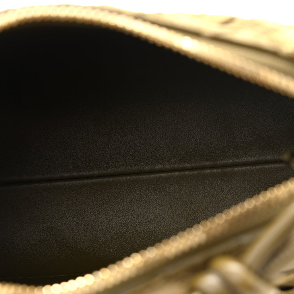 Suede Intrecciato Concert Pouch Mud