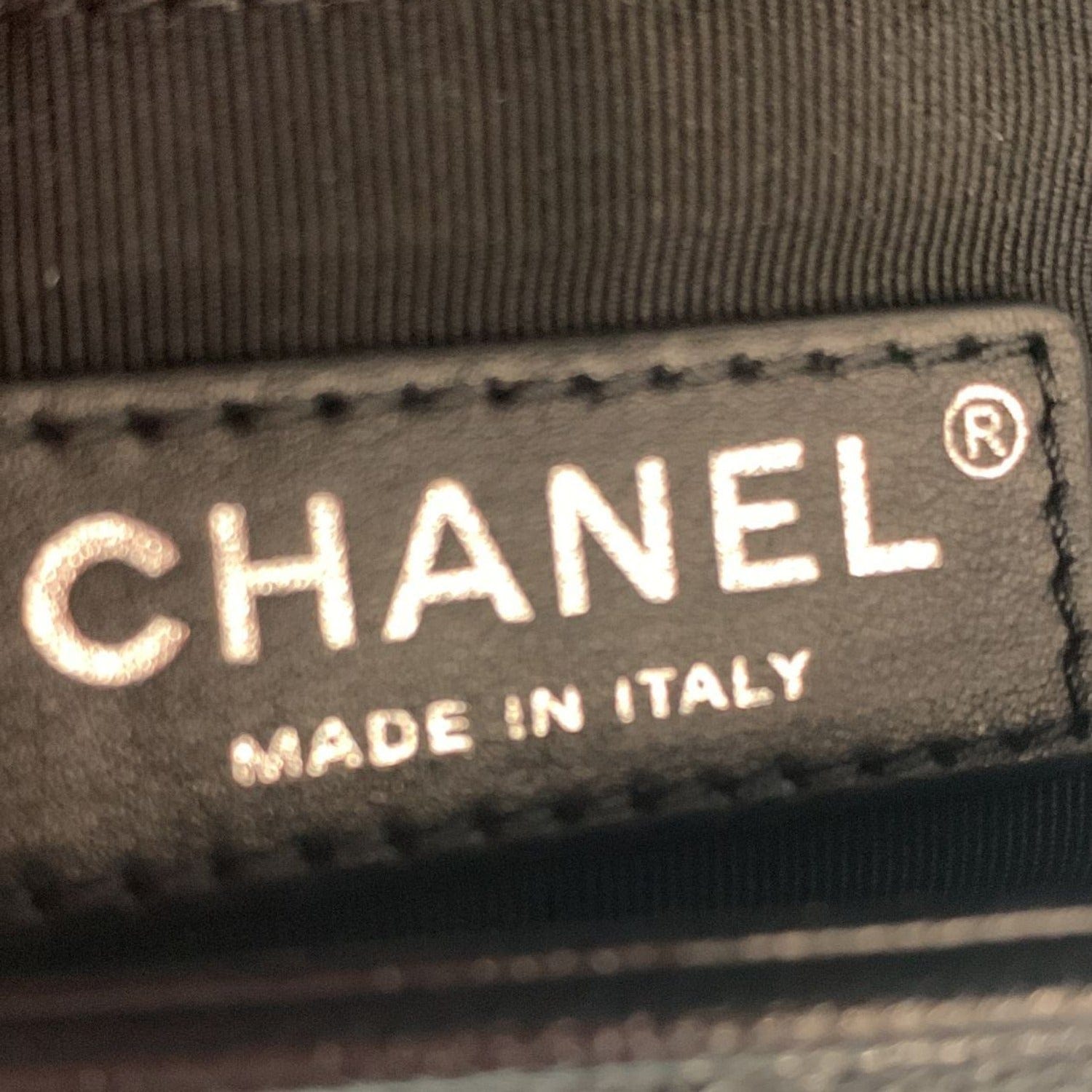 CHANEL Medium Boy Flap Caviar Quilted Leather Shoulder Bag Black