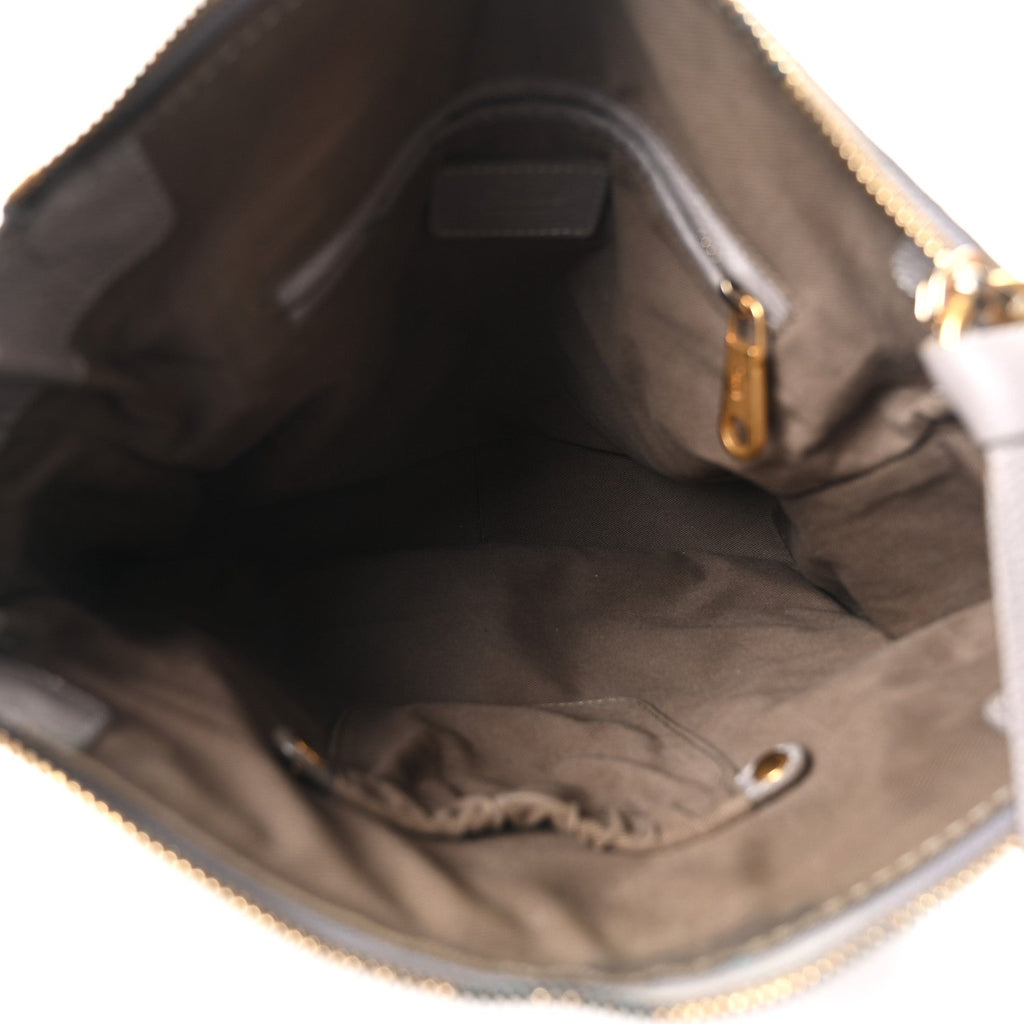 Calfskin Medium Marcie Satchel Cashmere Grey