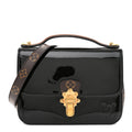 Patent Calfskin Monogram Cherrywood BB Black