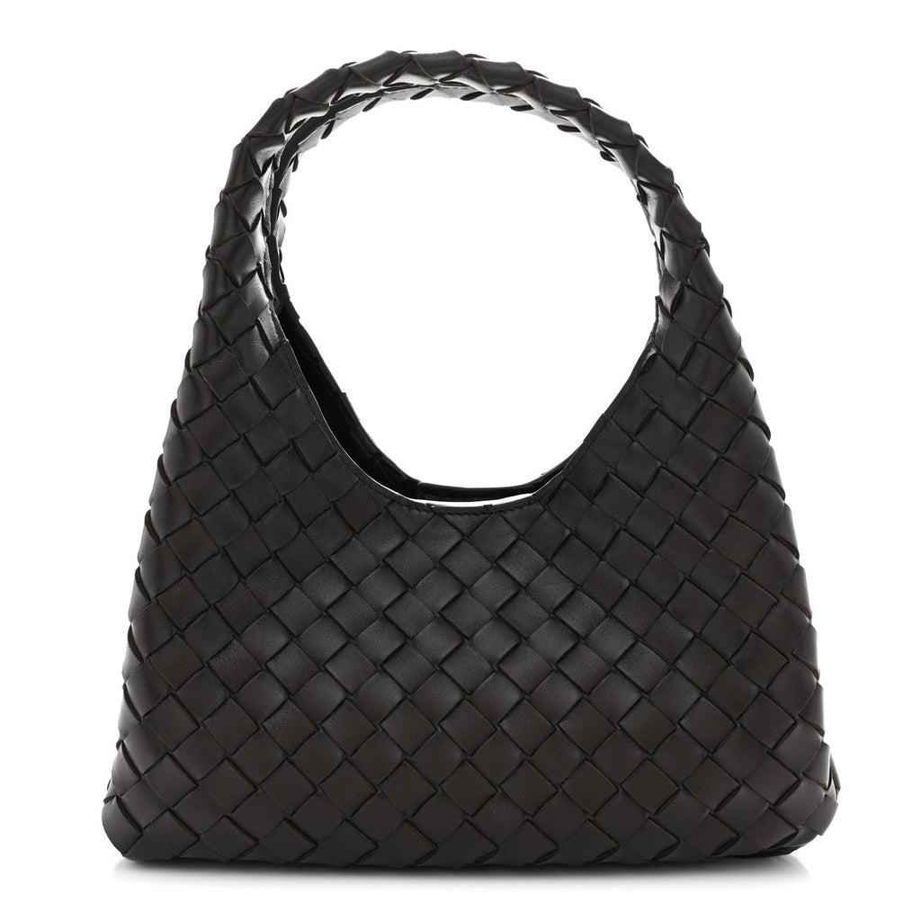 Nappa Intrecciato Small Campana Shoulder Bag Fondant