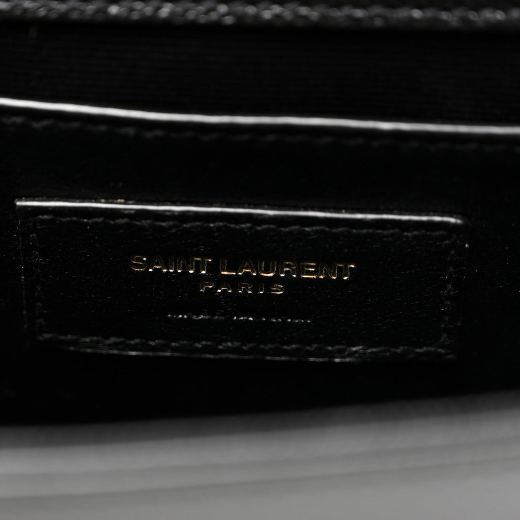 Grain De Poudre Small Monogram Kate Satchel Black