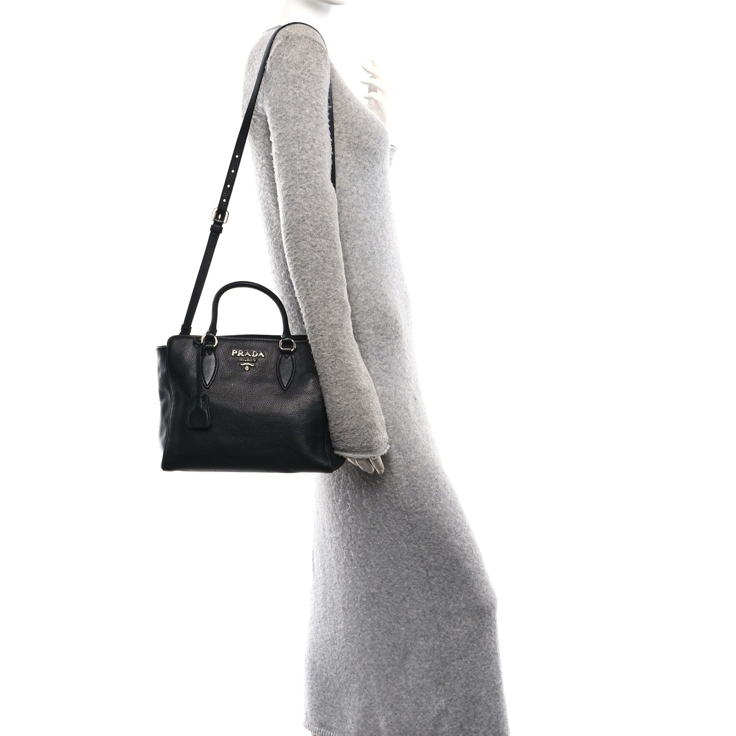 Vitello Phenix Tote Black
