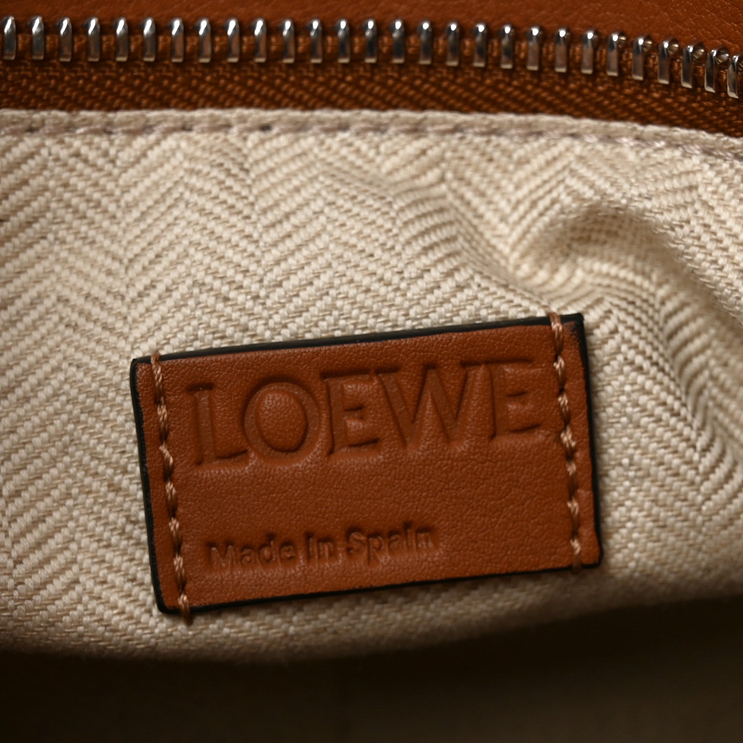 Calfskin Medium Puzzle Bag Tan
