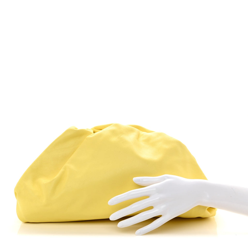 Smooth Butter Calf The Pouch Oversized Clutch Sherbert