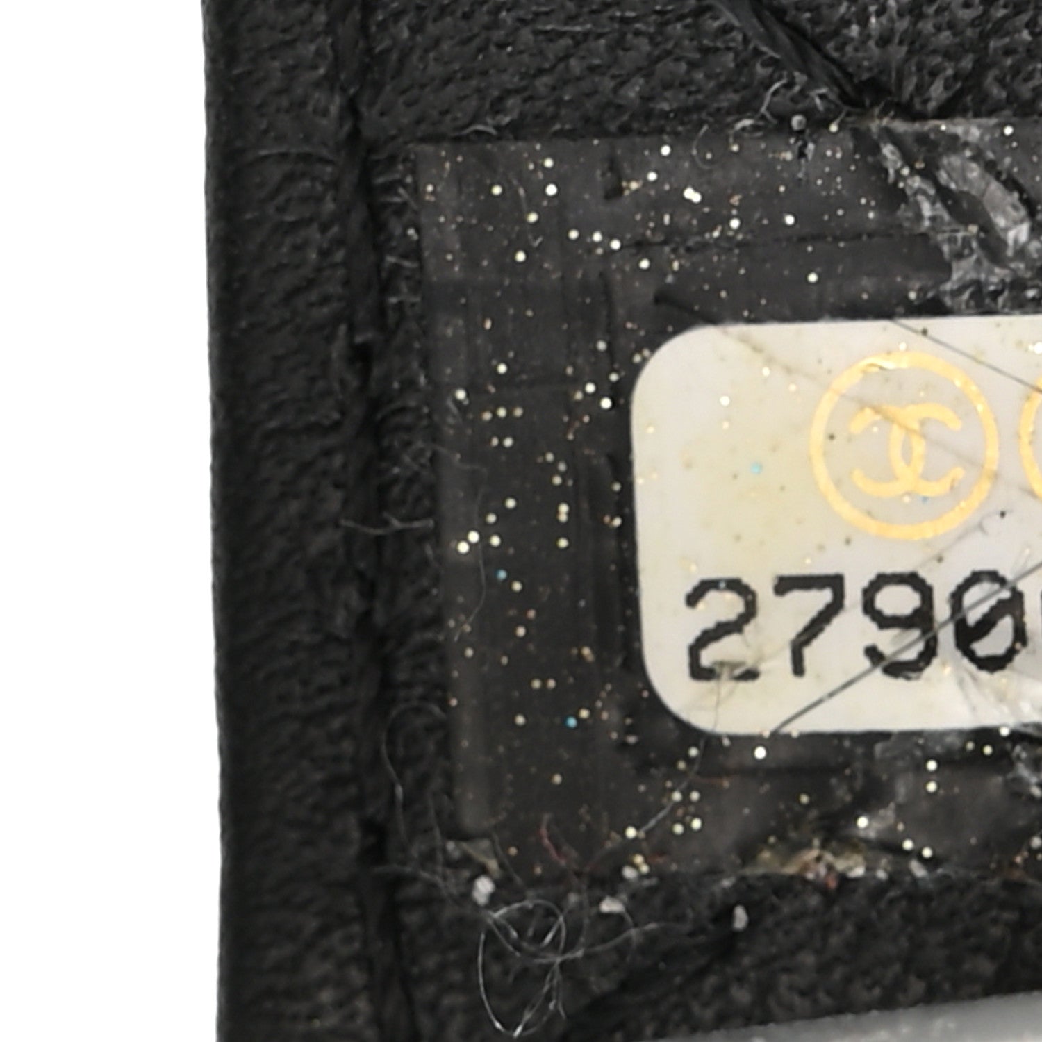 Lambskin PVC Medium Sand By The Sea Flap Black