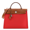 Toile Vache Hunter Herbag Zip 31 PM Rose Jaipur Natural