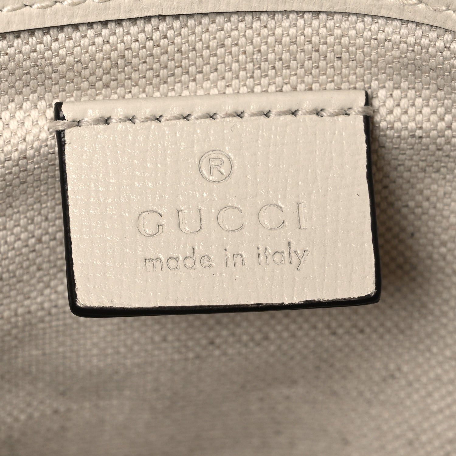 GG Supreme Monogram Web Mini Horsebit 1955 Shoulder Bag Beige Mystic White
