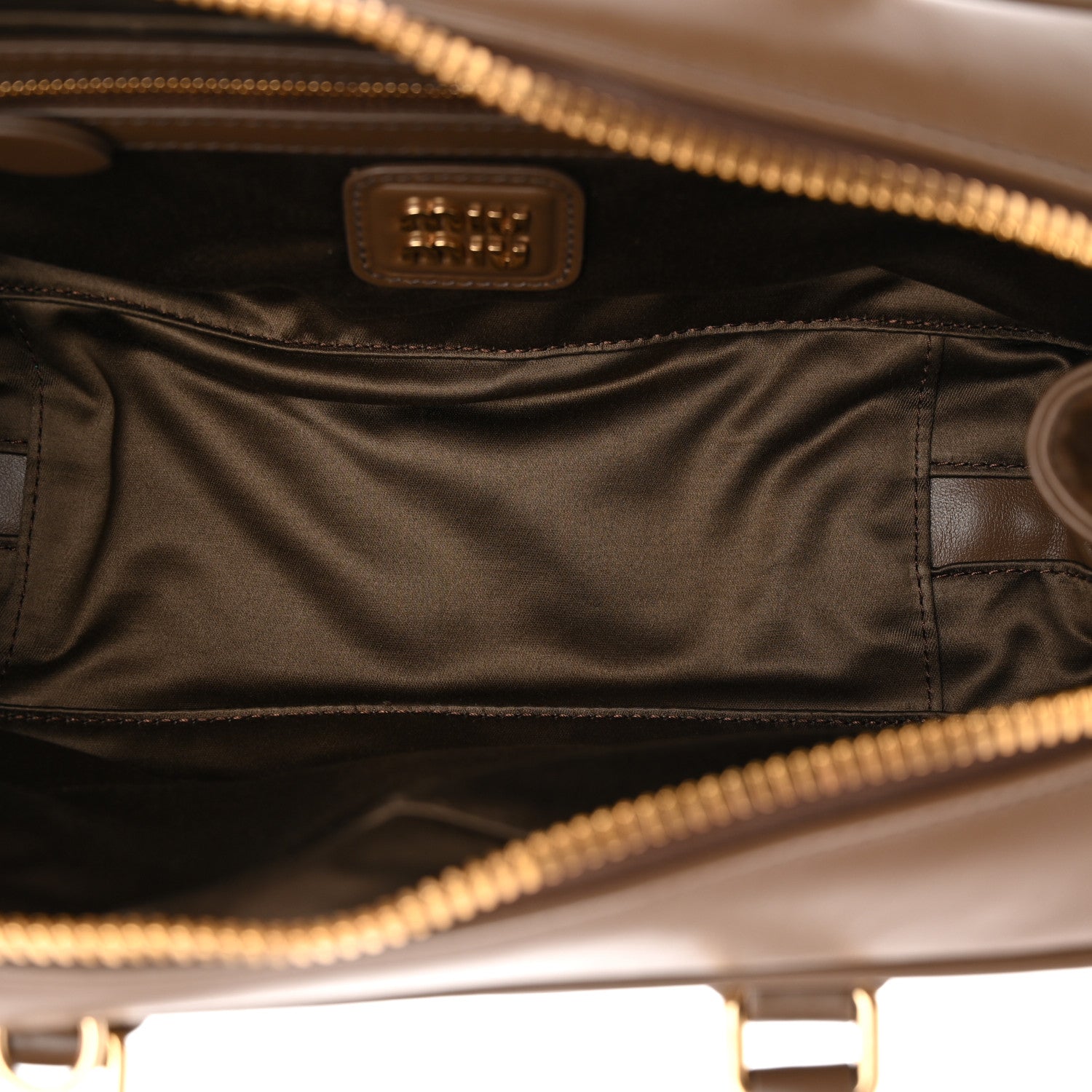 Calfskin Large Arcadie Top Handle Bag Tundra