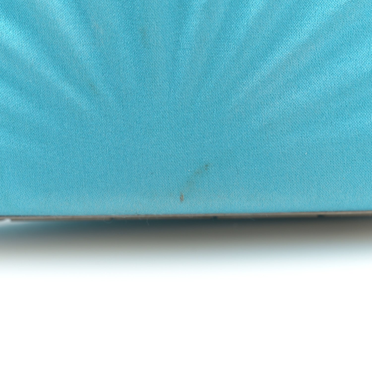 Satin Pearl Shell Clutch Bag Turquoise