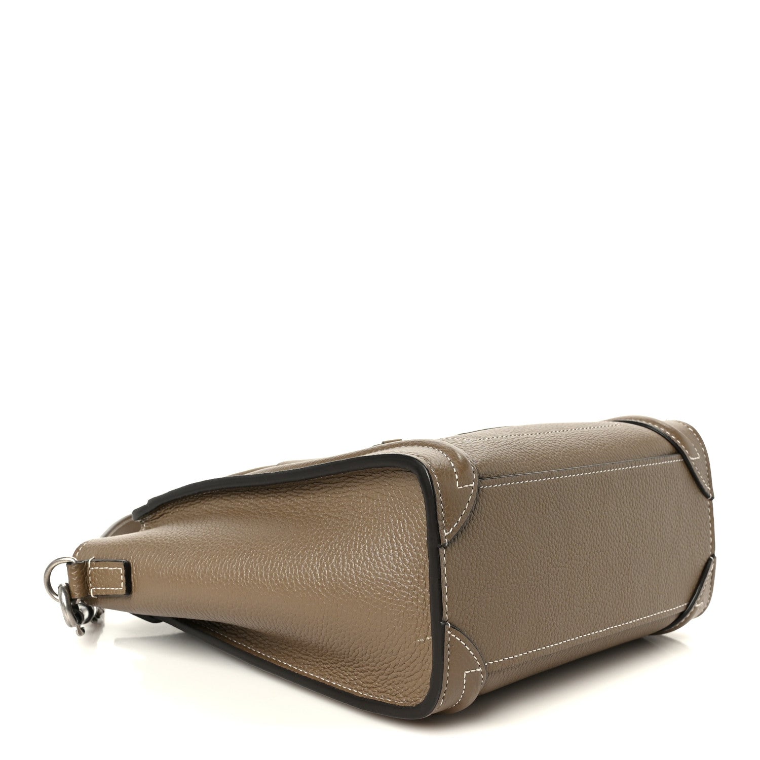 Drummed Calfskin Nano Luggage Souris