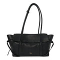 Heavy Grain Small Soft Bayswater Satchel Black