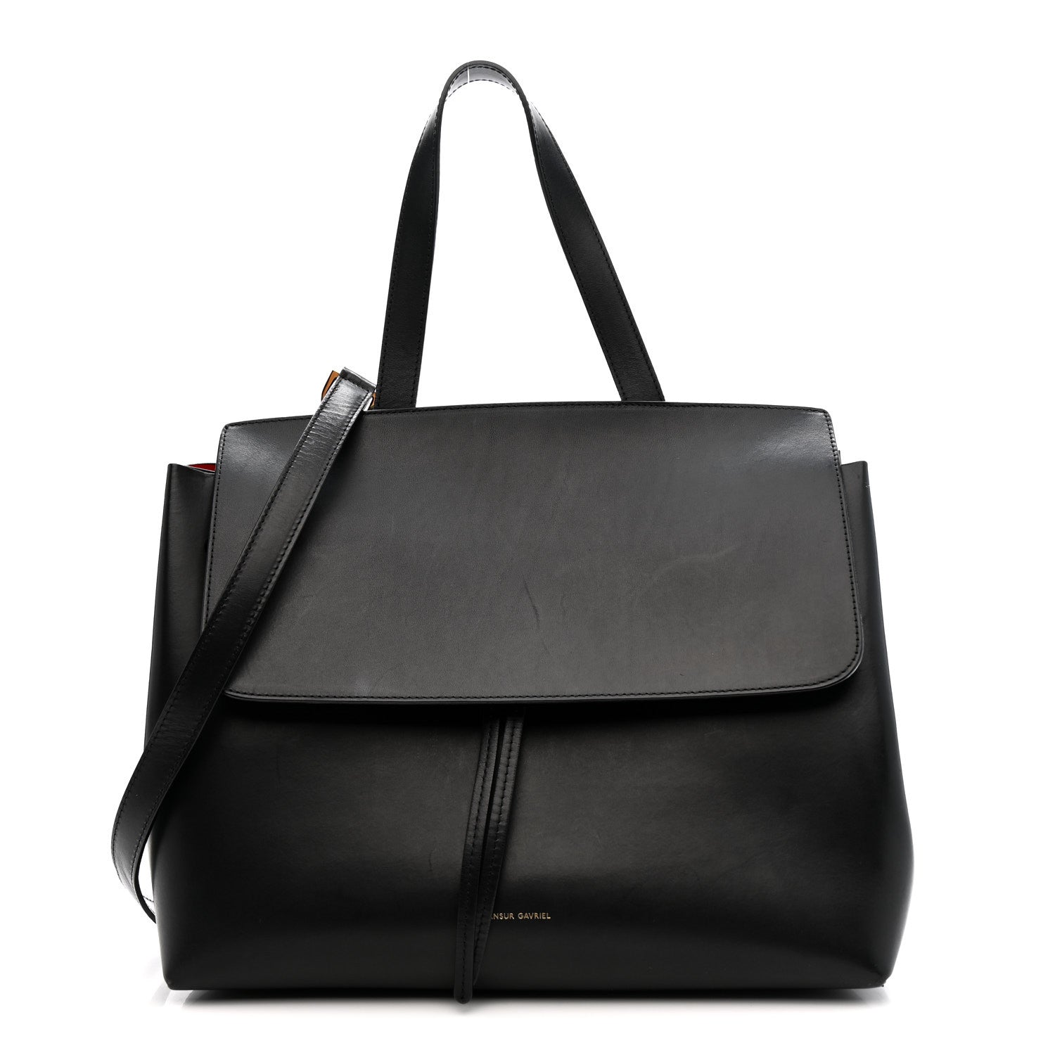 Calfskin Lady Bag Black Flamma