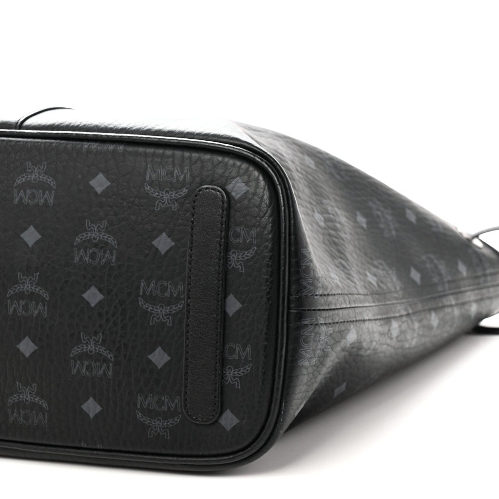 Visetos Medium Liz Reversible Shopper Tote Black