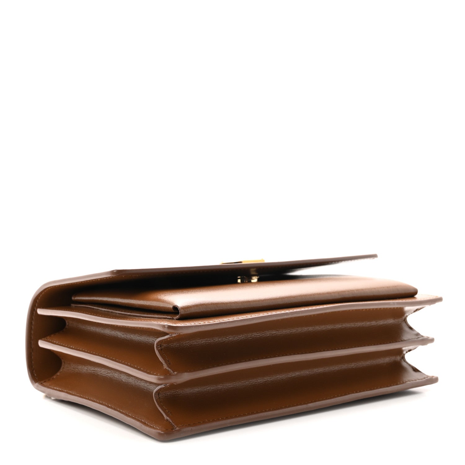 Smooth Calfskin Medium Monogram Sunset Satchel Fox