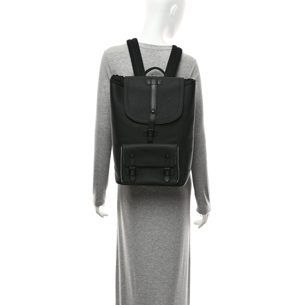 Taurillon Christopher Slim Backpack Black