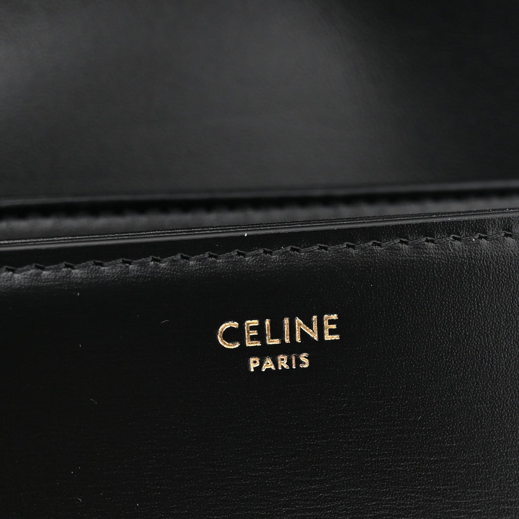 Shiny Calfskin Teen Triomphe Black