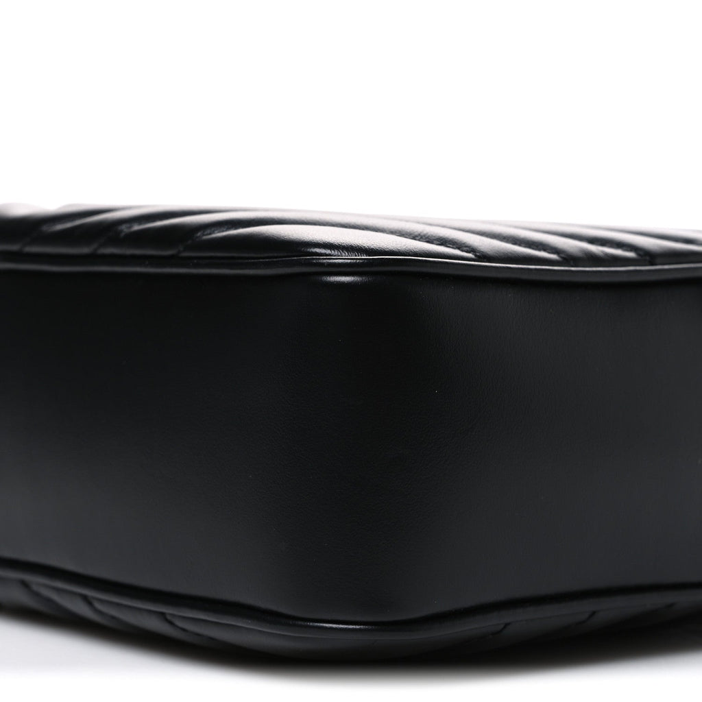 Calfskin Matelasse Monogram Lou Camera Bag Black