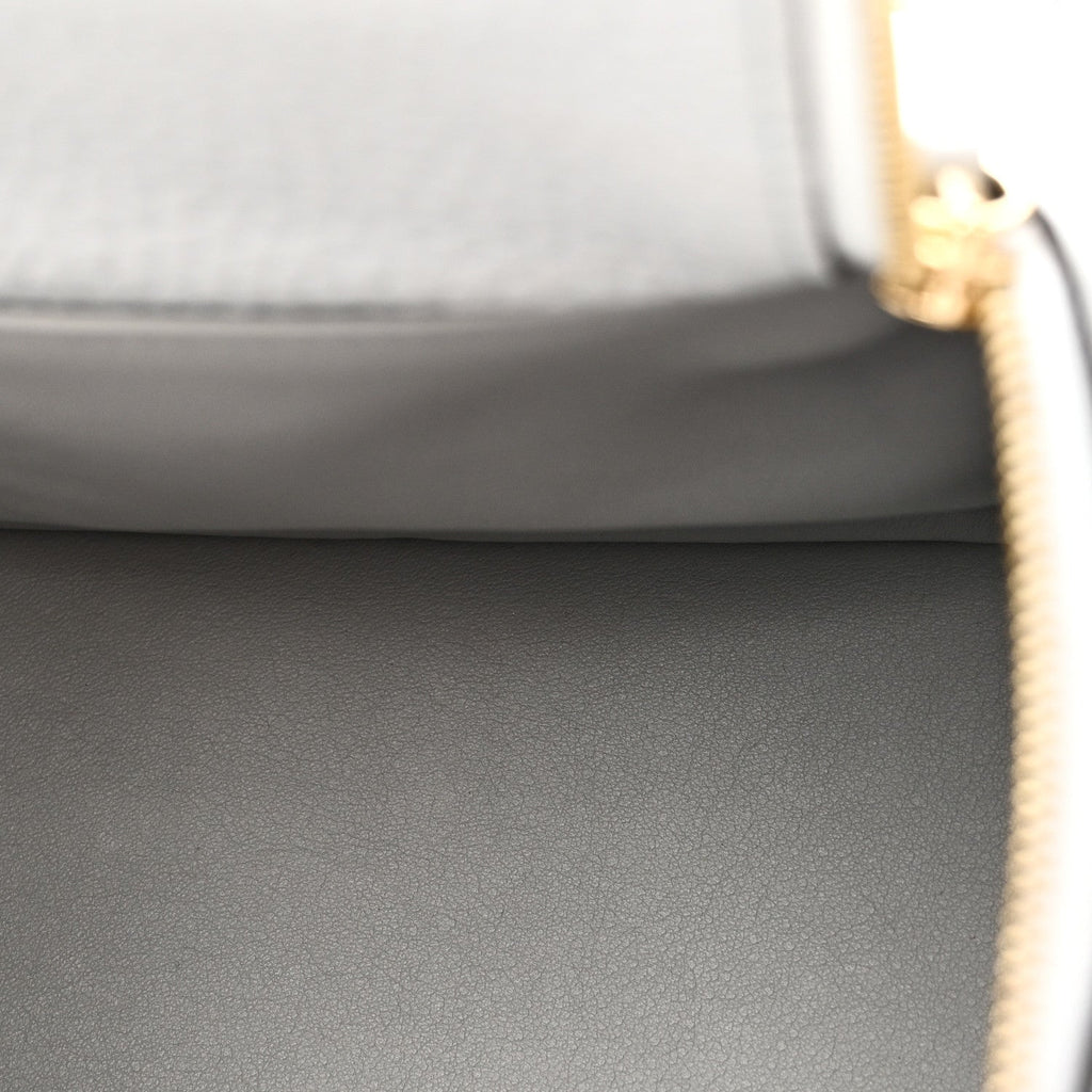 Taurillon Clemence Mini Lindy 20 Bleu Pale