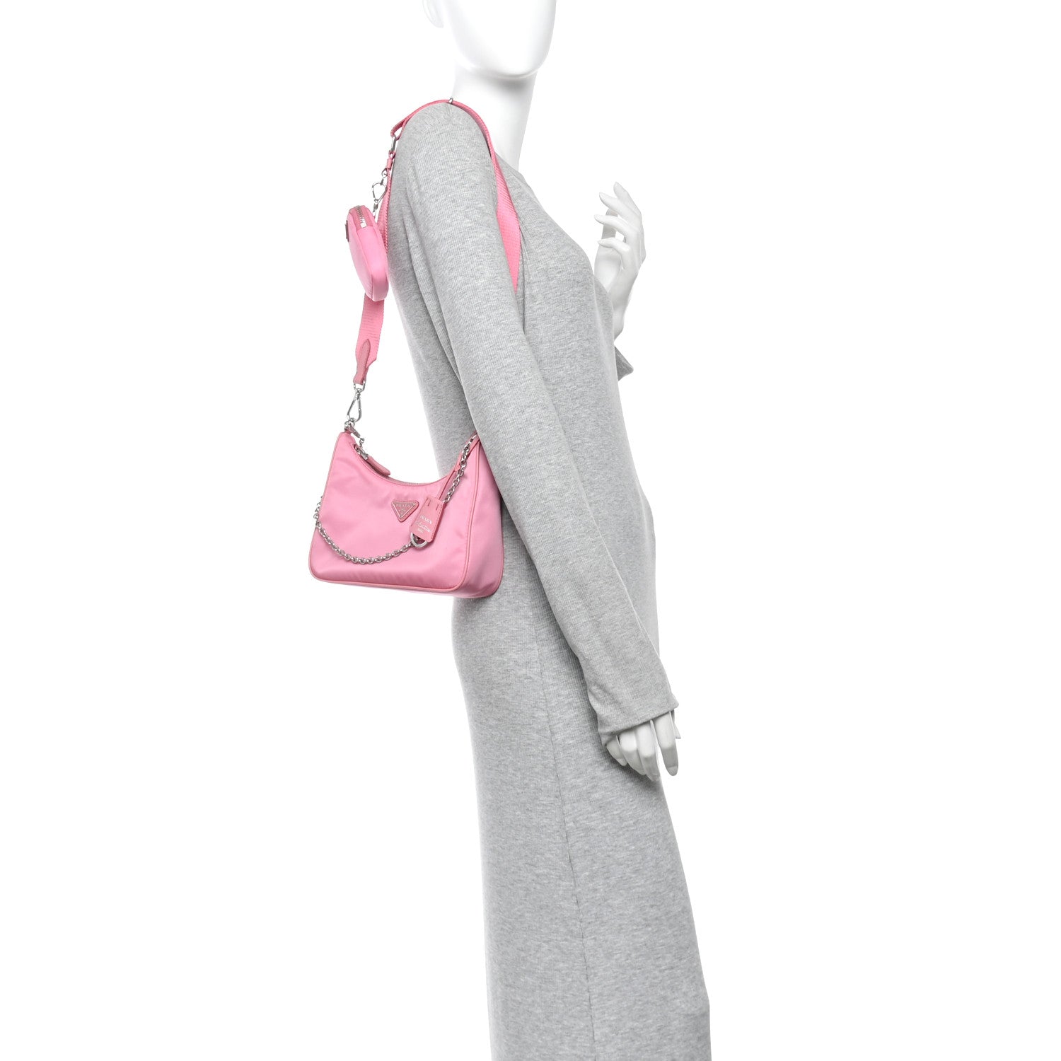 Nylon Re-Edition 2005 Shoulder Bag Begonia