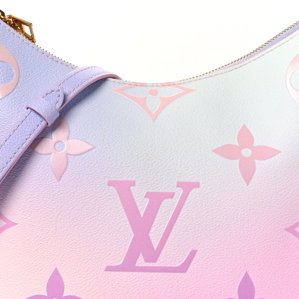 Monogram Giant Spring In The City Marshmallow Hobo PM Sunrise Pastel