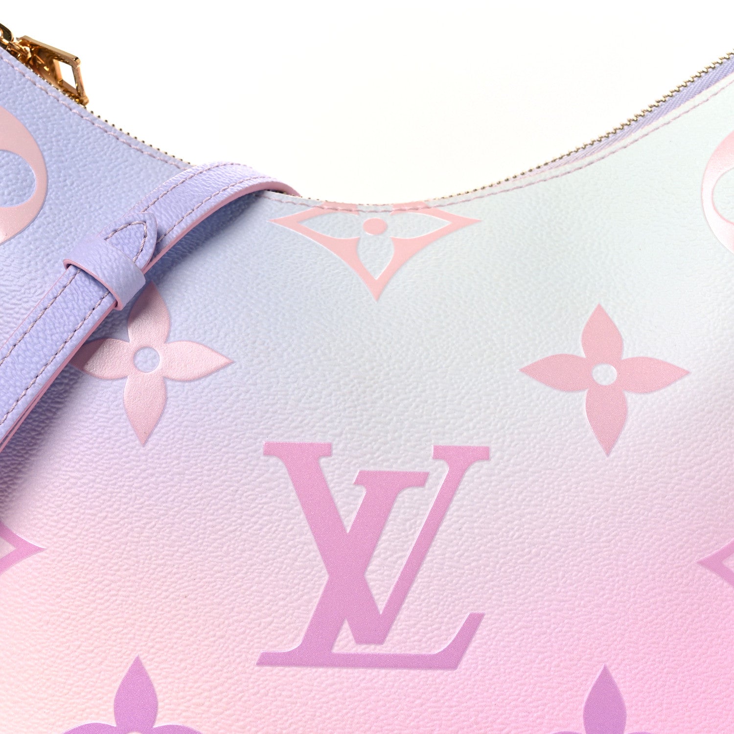 Monogram Giant Spring In The City Marshmallow Hobo PM Sunrise Pastel