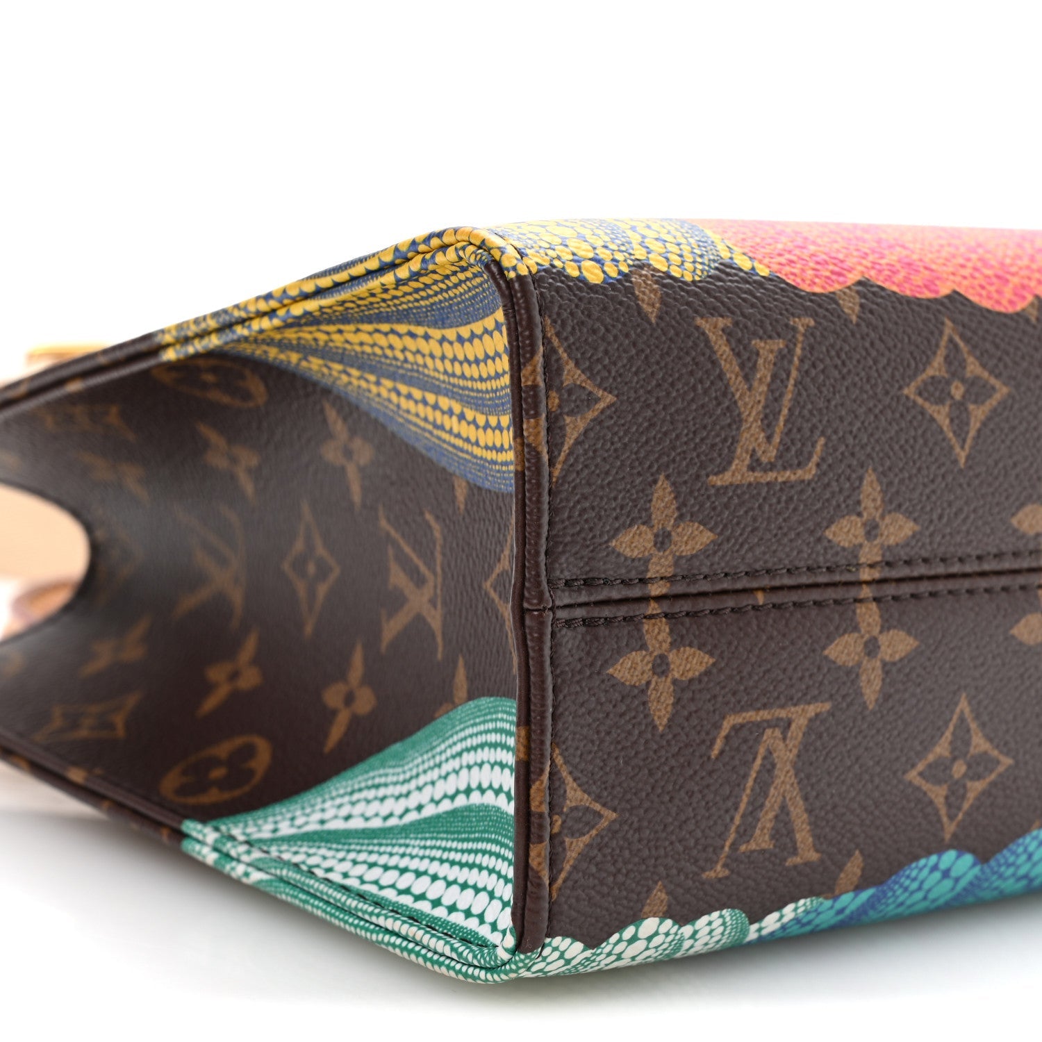 LV X YK Monogram Pumpkin Onthego PM Multicolor
