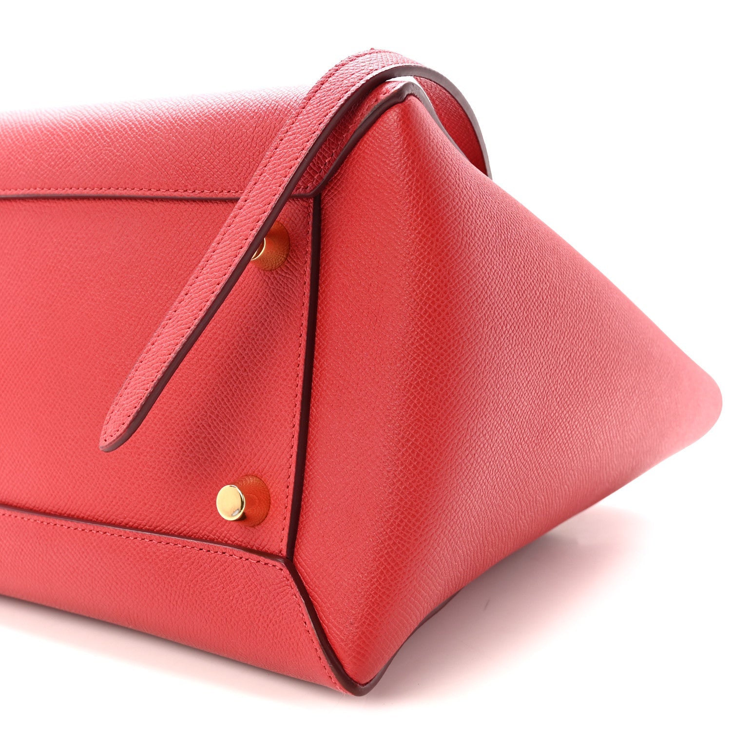 Grained Calfskin Mini Belt Bag Coquelicot