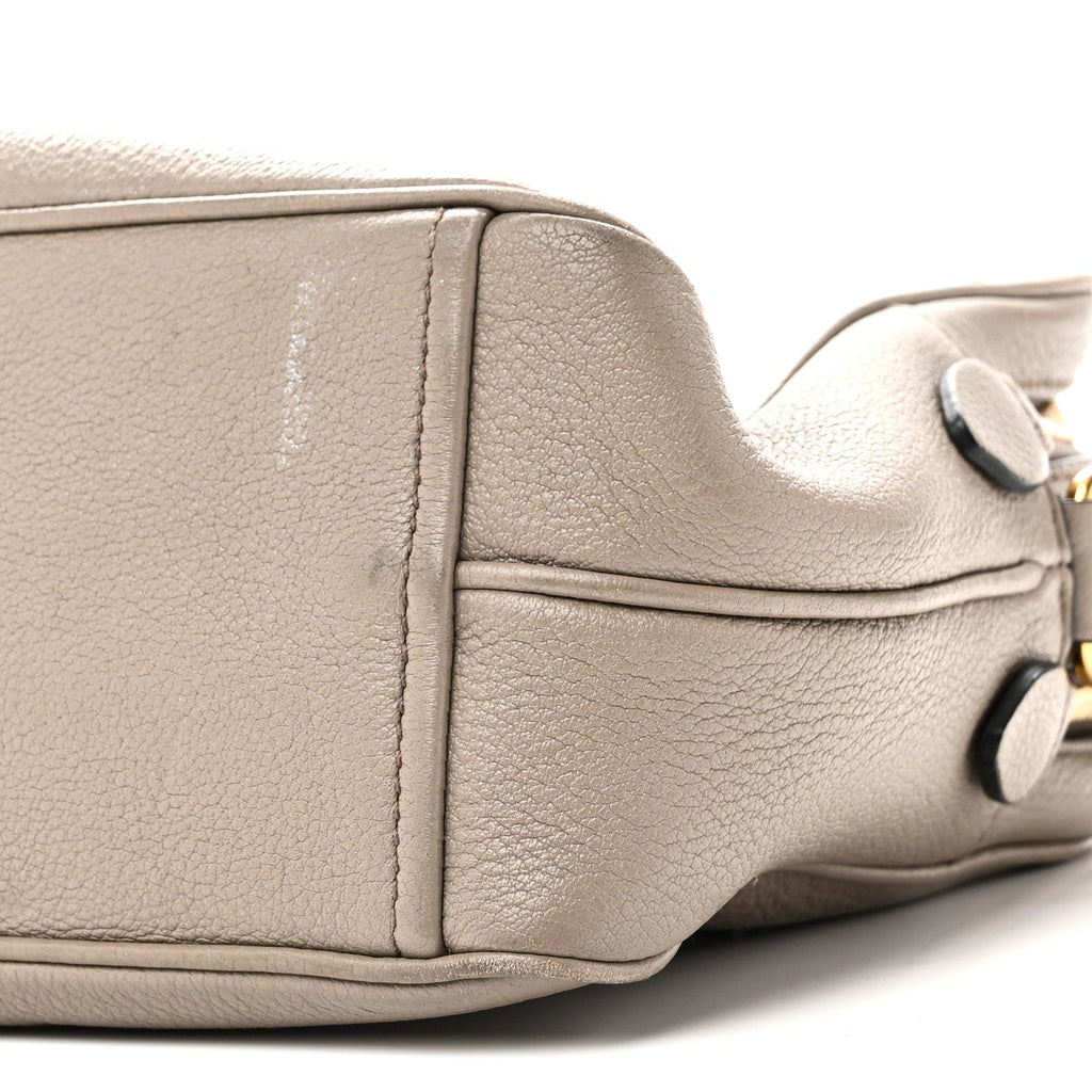 Vitello Phenix Camera Bag Argilla