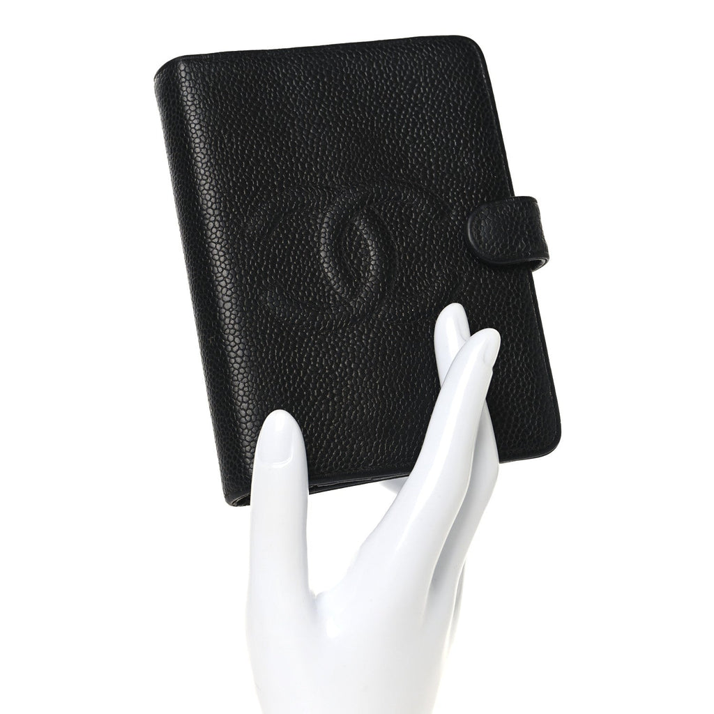 Caviar Timeless CC Ring Agenda Planner Black