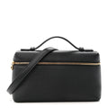 Grained Calfskin L19 Extra Pocket Pouch Black