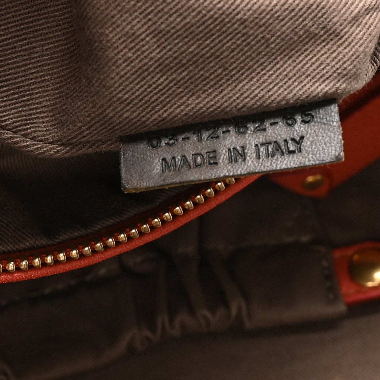 Calfskin Large Marcie Satchel Maple Leaf