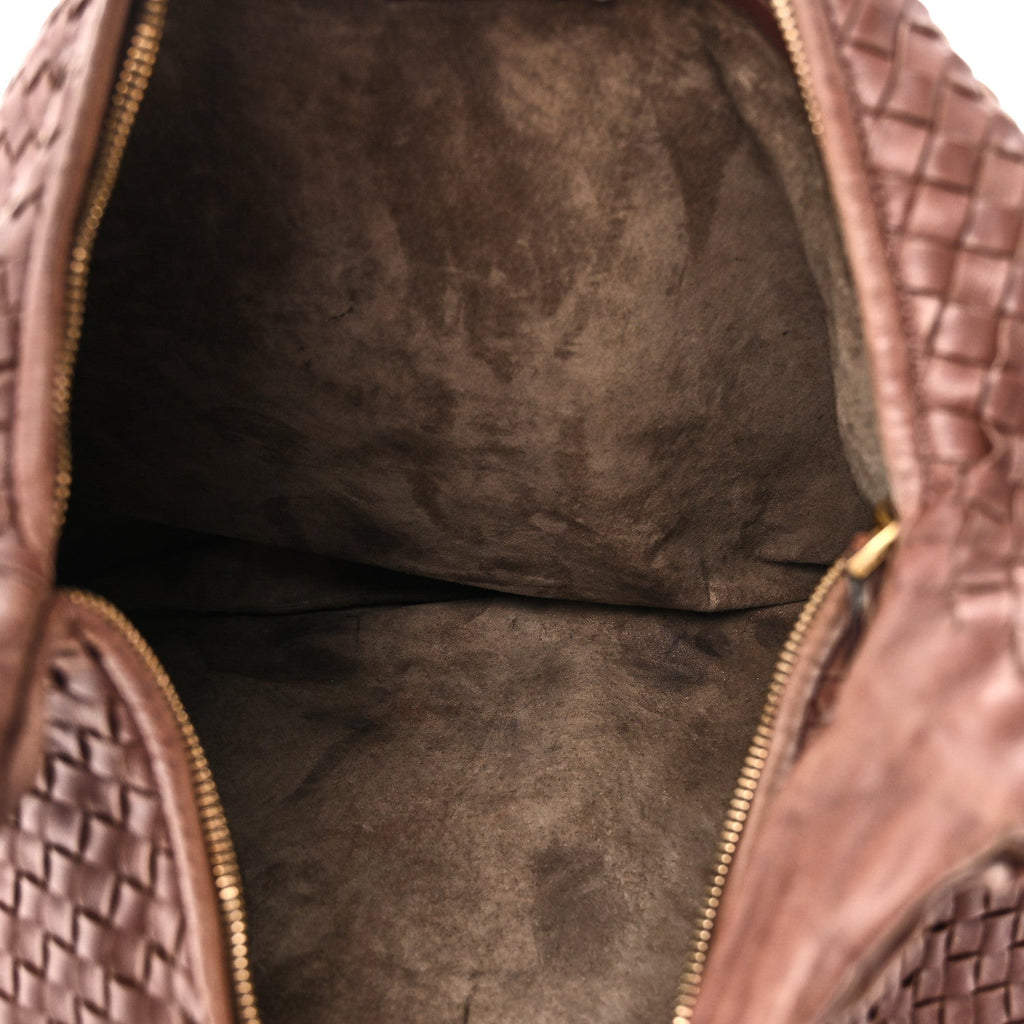 Nappa Intrecciato Maxi Veneta Hobo Truffle