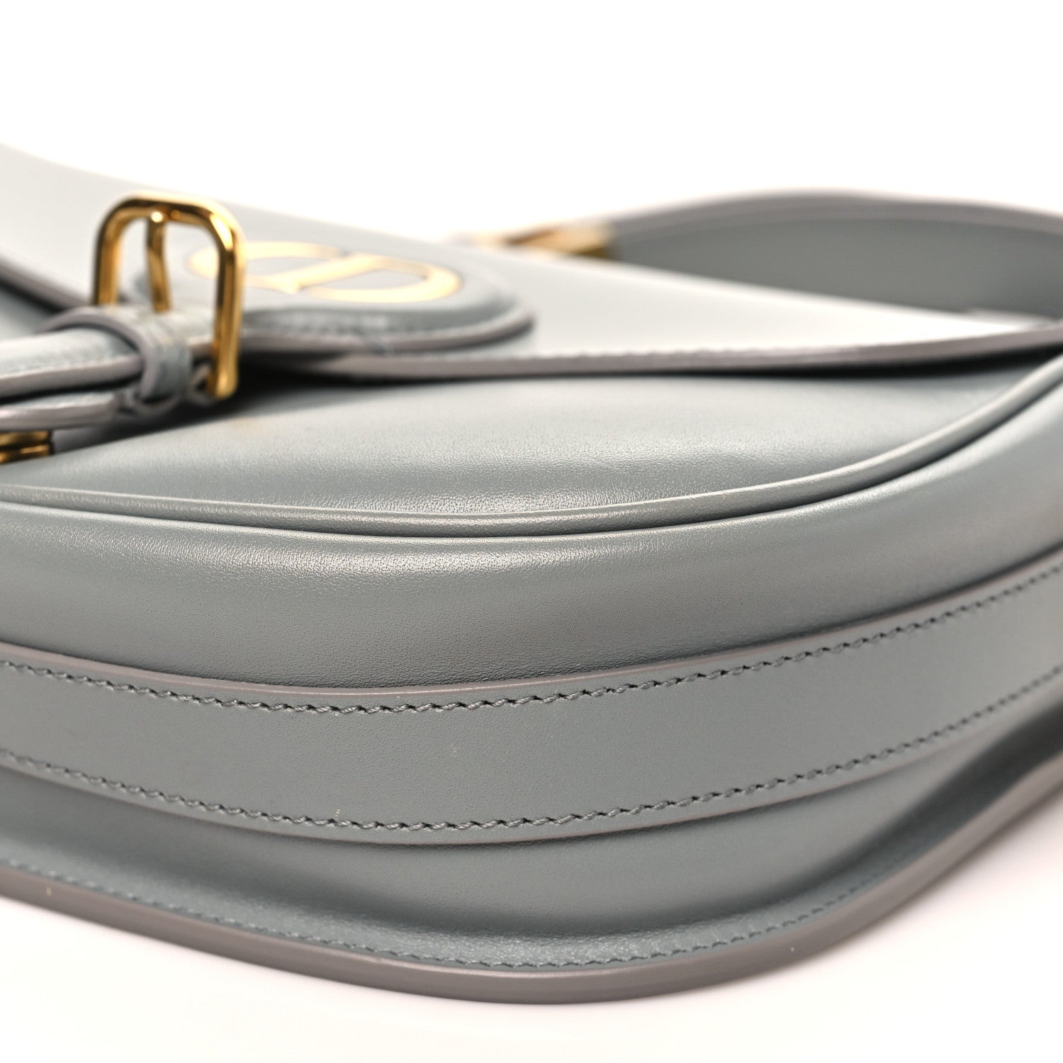 Box Calfskin Medium Bobby Flap Gray